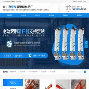 电动滚刷式皮带清扫器