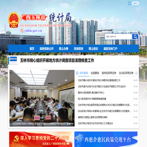 广西玉林市统计局网站