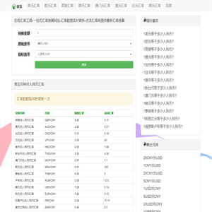 在线汇率工具