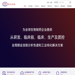 苏州赛分科技股份有限公司[胰岛素,疫苗,抗体,mRNA,重组蛋白,体积排阻色谱柱,离子交换色谱柱,亲和色谱柱,疏水作用色谱柱,疏水反相色谱柱,C18反相色谱柱]