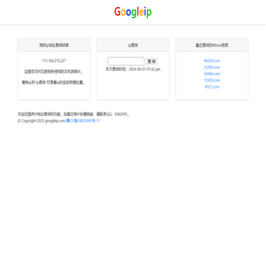 IP地址查询