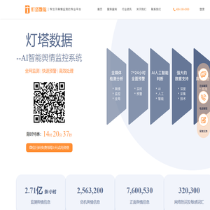 互联网舆情监测系统