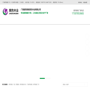 广西建筑模板厂