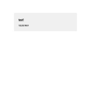 test！