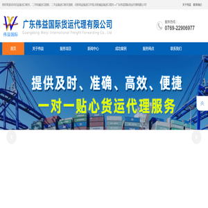 广东伟益国际货运代理有限公司网站