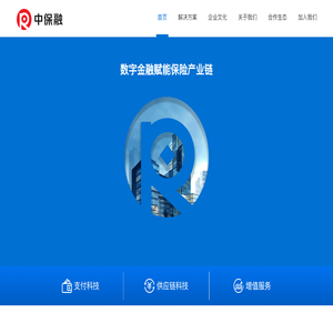 中国保险行业数字金融科技服务引领者