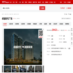 【东莞卓越时代广场小区,二手房,租房】