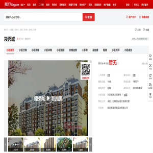 【保定领秀城小区,二手房,租房】