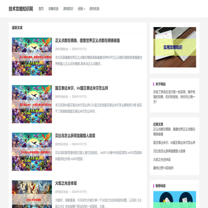 技术攻略知识网