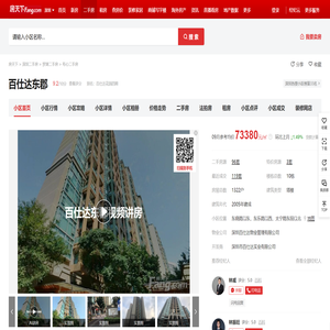【深圳百仕达东郡小区,二手房,租房】