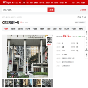 【重庆仁安龙城国际一期小区,二手房,租房】