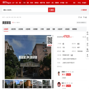 【上海美丽家园小区,二手房,租房】