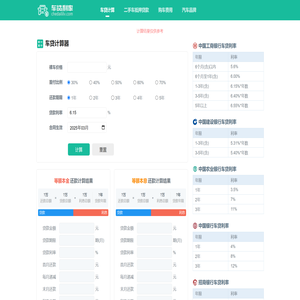 车贷计算器