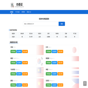 全球各国签证办理