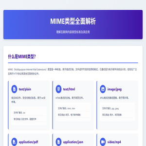 MIME类型解析与应用指南