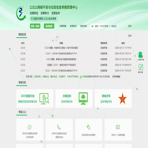 12321网络不良与垃圾信息举报受理中心