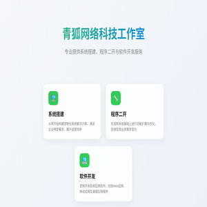 青狐网络科技工作室