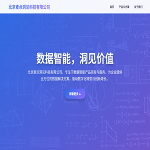 北京麦点洞见科技有限公司