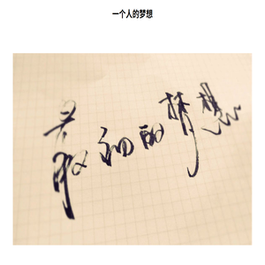 一个人的梦想