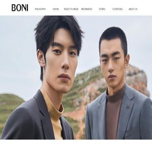 BONI堡尼塑型男装官网