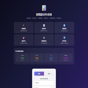 股票量化评分系统