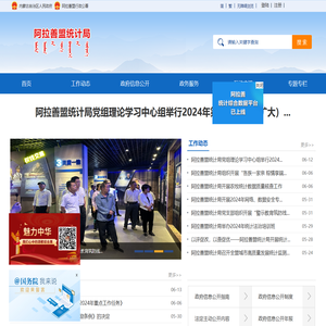 阿拉善盟统计局网站