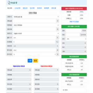贷款计算器2024