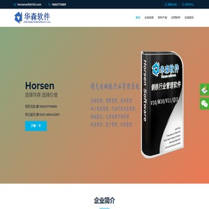 【华森软件】钢材钢铁钢贸行业进销存财务管理软件