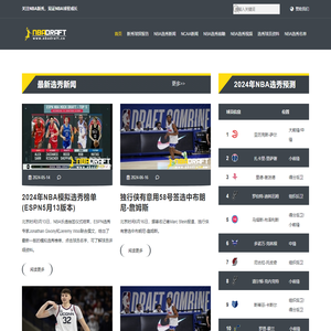 关注2024年NBA选秀