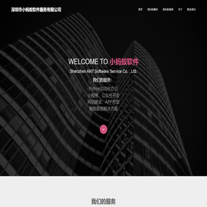 深圳市小蚂蚁软件服务有限公司