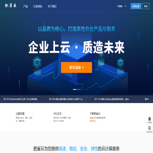 肥雀云服务器云主机VPS租用云计算服务器虚拟主机
