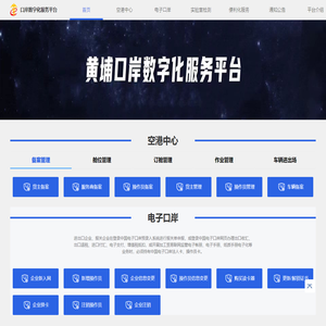 口岸数字化服务平台