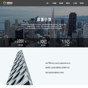 济南市历城区润晟小额贷款官网