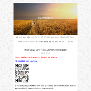 独立开发者@董川民