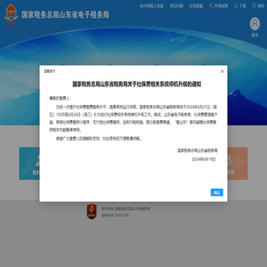国家税务总局山东省电子税务局