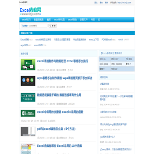 Excel表格,Excel教程,excel表格制作教程入门,Excel表格网