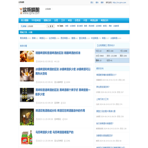 这瓶精酿：精酿啤酒