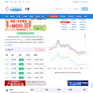 南海灵通铝锭价和长江铝锭价格【大沥铝材网今日铝价】