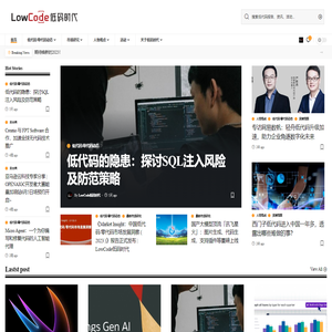 LowCode低码时代