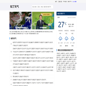 精准天气预报一周