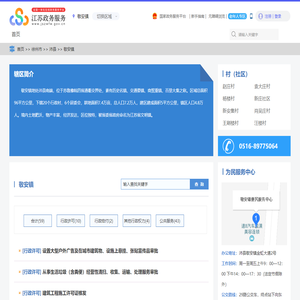 敬安镇政务服务网