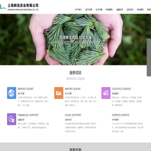 上海新岚实业有限公司丨进出口代理丨进口代理丨出口代理丨海运进出口丨空运进出口丨船代租船丨报关报检丨出口退税丨出口贷款融资丨代理进口开证